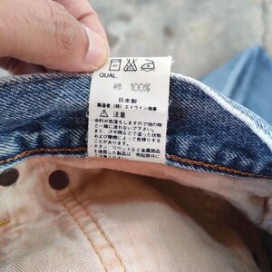 W34 Vintage Edwin Selvedge Orange Tag Faded Denim Jean Pants W34x34 bild 14