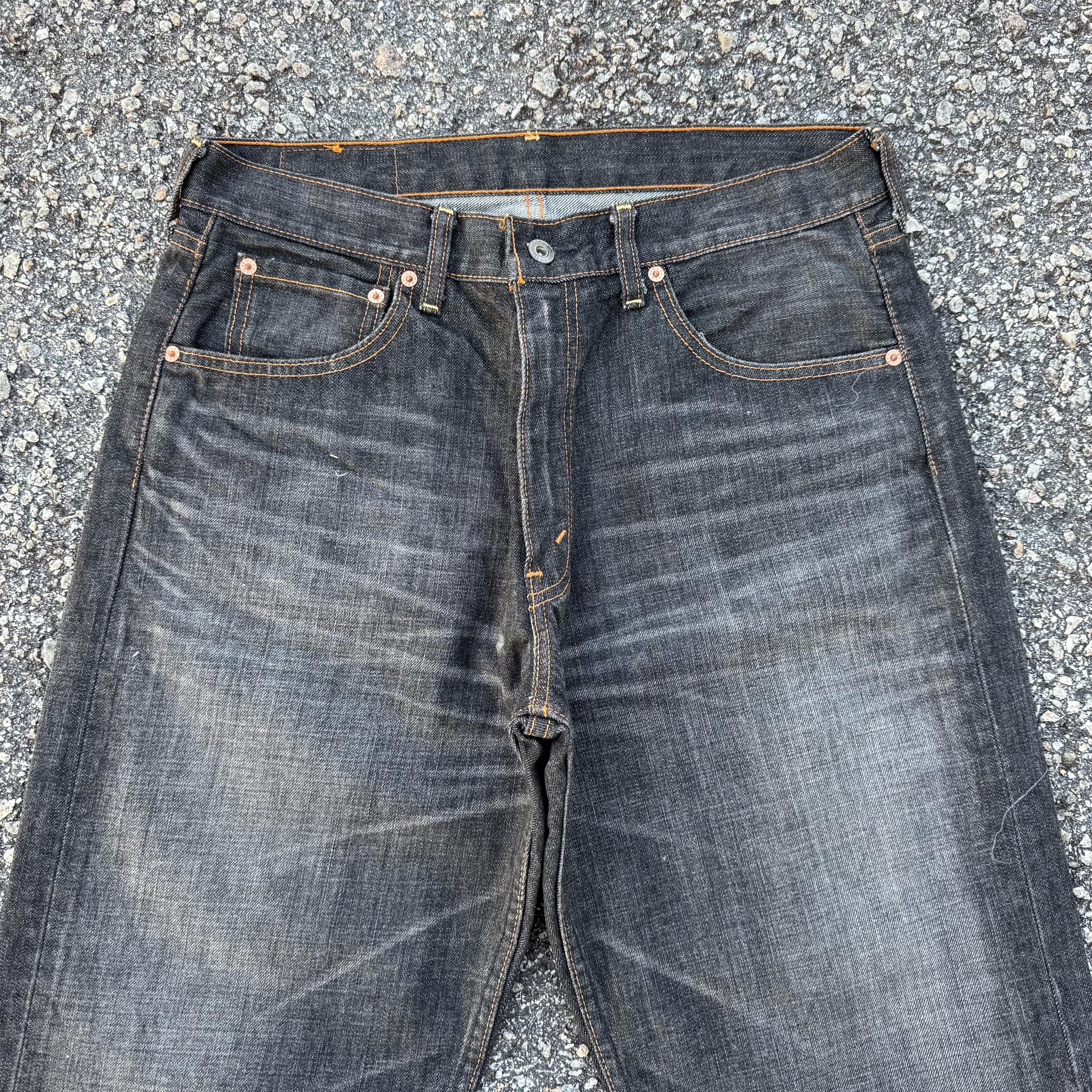 Vintage Y2K Levi's 503 Black Jean Denim Pants Waist 33 X 30 Inseam