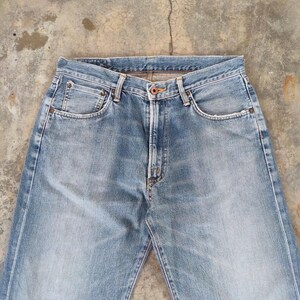 W34 Vintage Edwin Selvedge Orange Tag Faded Denim Jean Pants W34x34 bild 3