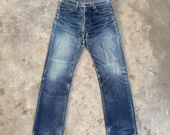 Vintage Levi's 505 Faded Mud Washer Denim Jean Pants W31x29