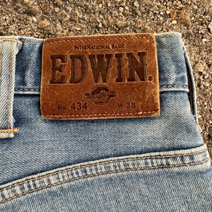 Vintage Edwin Mud Washer Faded Denim Jean Pants W38x37.5 image 13