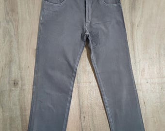Vintage INED HOMME Yohji Yamamoto Brown Denim Pants W32x29.5