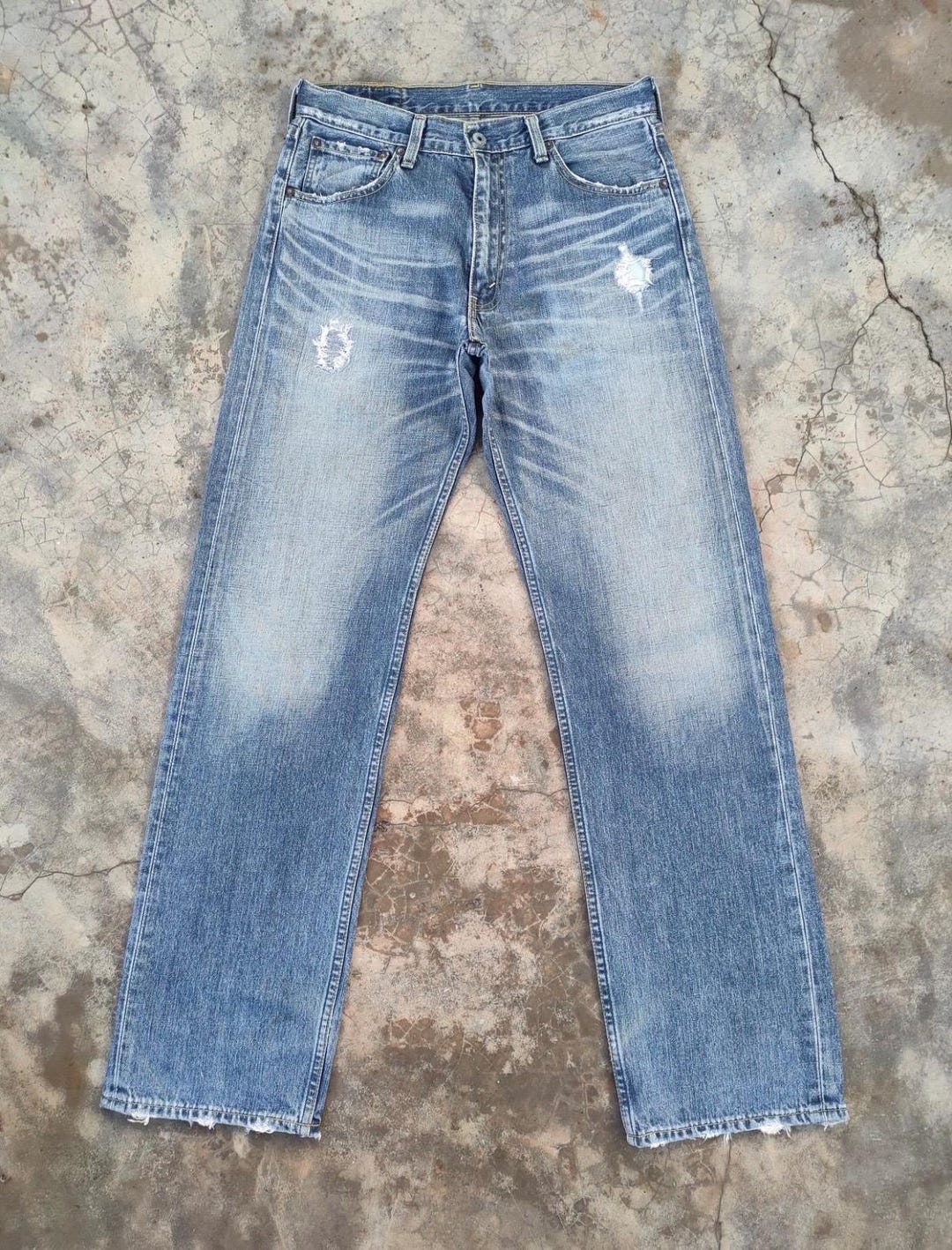 00s LEVI’S faded baggy denim pants W33 Vintage Y2K Levi's 503 Faded Jean Denim Pants Waist 32 X 33 Inseam