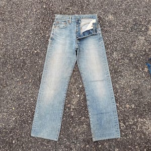Vintage 95' Levi's 503B Big E Selvedge Denim Faded Jean Pants