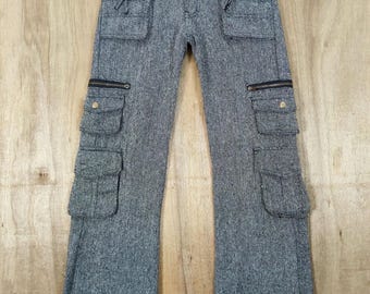 Vintage GLAM 2nd Japanese Bondage Multipocket cargo pants Waist 30 x 31.5