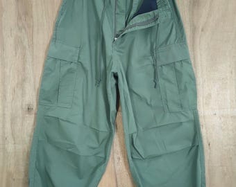 Vintage Gu Baggy Cargo Pants Spring Waist W34x27