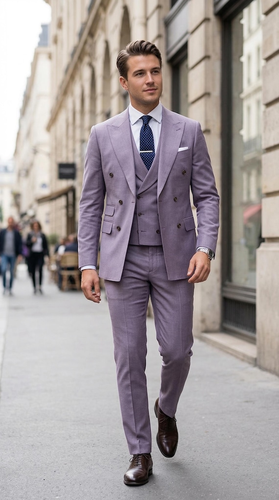 purple dress shirt with navy suit Blue Suit Purple Dress Shirt With Tie Boys Electric Blue Wedding Suit With  Purple Satin Tie