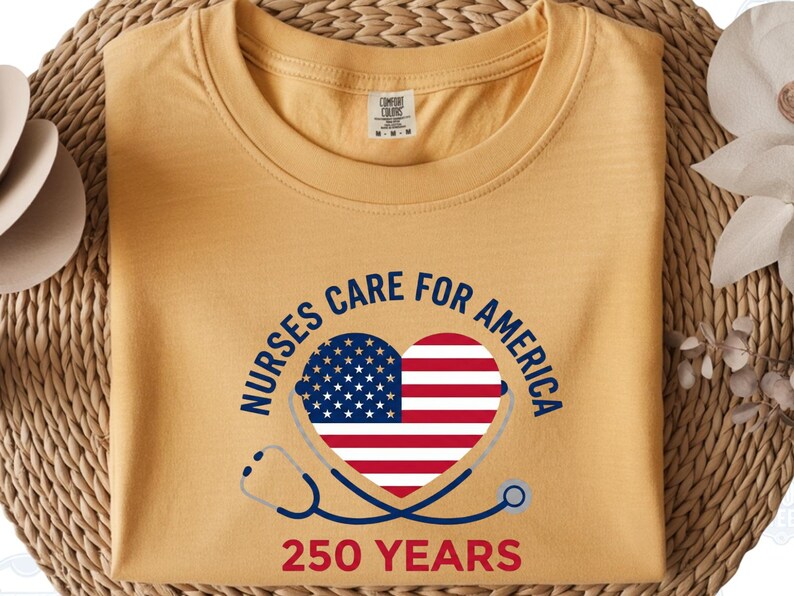 Gift for Nurses, Fourth of July Nurse Shirt, Freedom Shirt 250 Years, ER Nurse Shirt, Cute Patriotic Nurse Tee