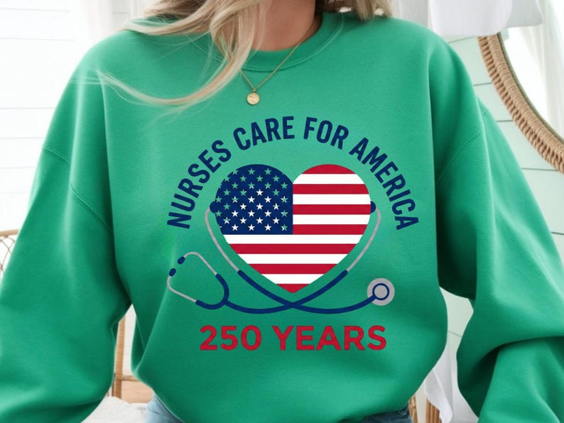 Gift for Nurses, Fourth of July Nurse Shirt, Freedom Shirt 250 Years, ER Nurse Shirt, Cute Patriotic Nurse Tee