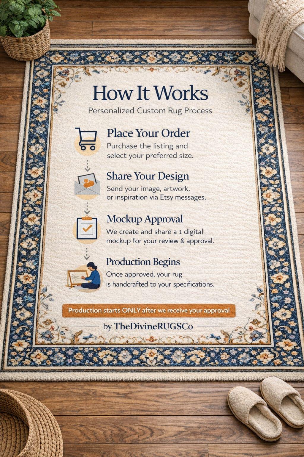 Cornflower Blue Celtic Knot Border Rug — Hand-tufted 8x10 - Etsy