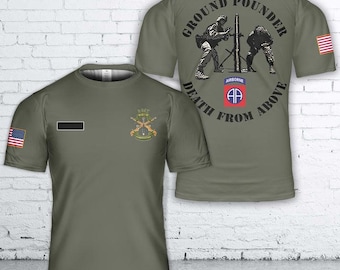 Custom Name US Army 82nd Airborne Division, Best Mortar Competition T-Shirt 3D - Jerrsey - Jacket - 3D All Over Prints