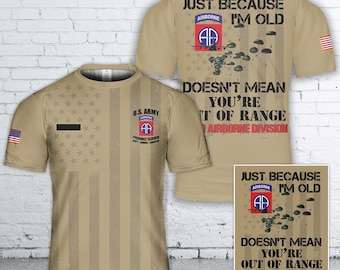 Custom Name US Army 82nd Airborne Division T-Shirt 3D2 - Jerrsey - Jacket - 3D All Over Prints