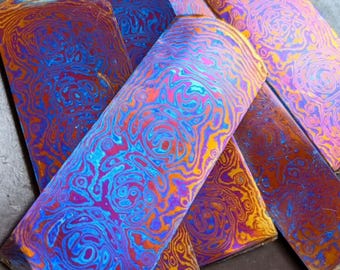 Timascus Plates “Rose” Stamp Pattern (1pc)