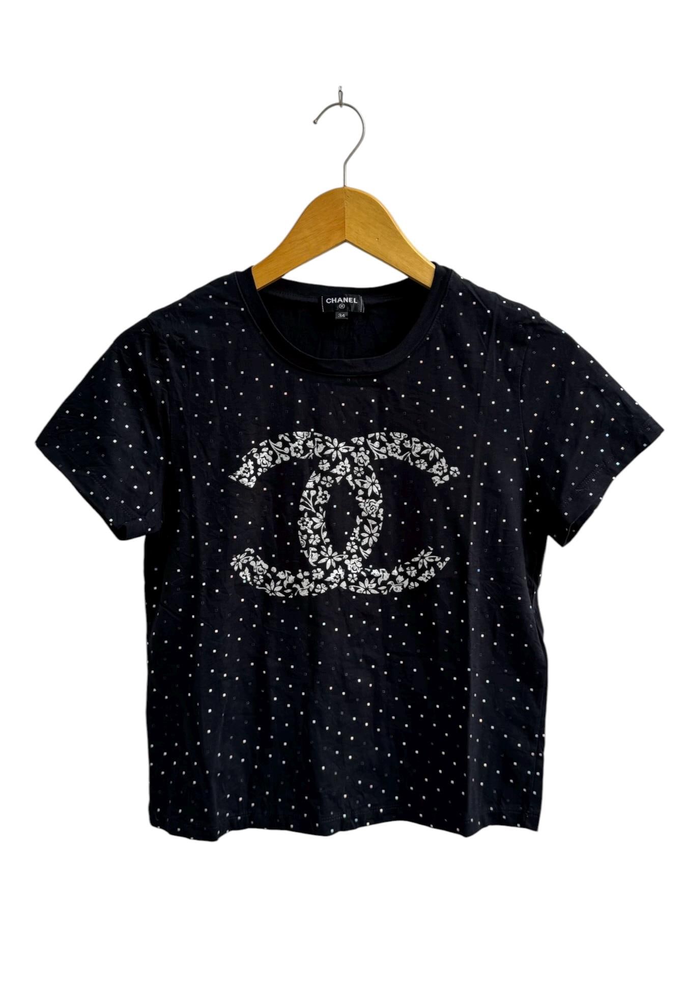 Chanel Logo T Shirt - Etsy