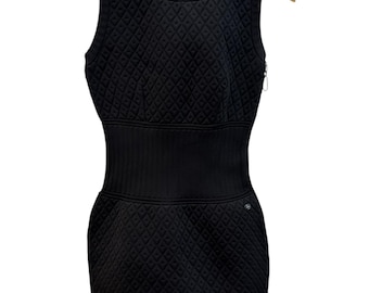 Minivestido Chanel de viscosa acolchada
