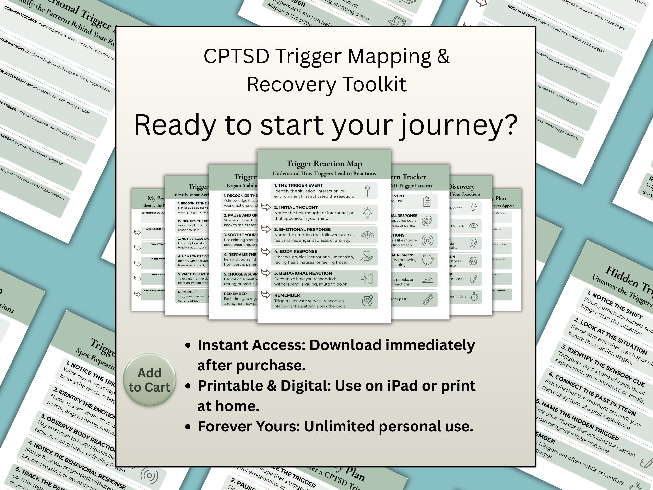 Trigger Plan Example IFS Trigger Mapping Cheat Sheets, Trauma Recovery Plan, Nervous System ...