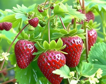 Heirloom Wild Strawberry Seeds – Sweet Alpine Fruit for Planting