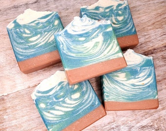 Life's a Beach- Melon Citrus Lavender Scented, Luxury Goat Milk Soap, Handmade, Gift For Her