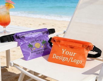 Gepersonaliseerde pooltas, strandetui bruidsmeisje, schaduwmonogram pooltas, waterdichte pooltas, vrijgezellenfeestcadeau, teamcadeau, jouw logo