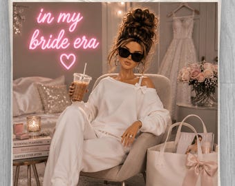 Doll In My Bride Era PNG, Bridal Shirt Design Just a Bride PNG, Bride To Be Design, Bachelorette Shirt PNG, Bridal Shower , Engagement Print