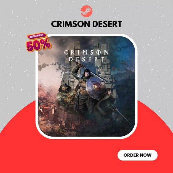 Crimson Desert (Slot Order) | PC Steam Offline Account (Read Description)