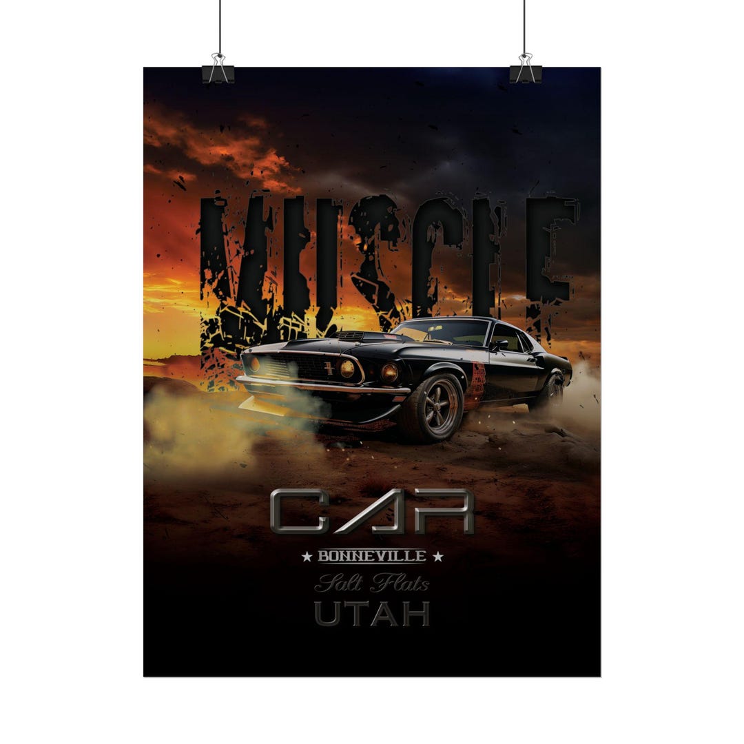 Cars Poaster Vintage Muscle Car Art Print | Automotive Photography Poster - Etsy