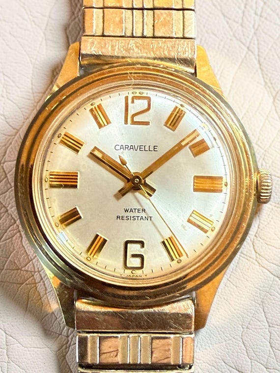 1969 Caravelle by Bulova Watch: 7-Jewel Mechanical, Gold-Filled Bracelet