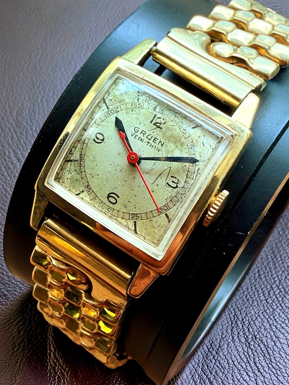 Mid 1940s Vintage Gruen Veri-Thin 211SS — Collector’s Example with NOS Genuine Gruen Parts