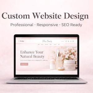 Anpassad webbdesign, komplett installation, webbmall, Shopify, landningssida, portfolio.