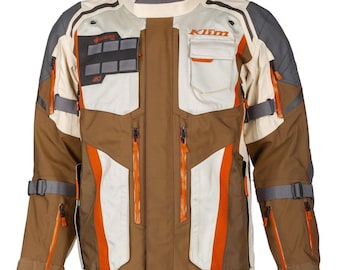 Giacca da moto Klim Gore-Tex h, giacca da turismo avventura impermeabile, abbigliamento da motociclista traspirante e rinforzato.