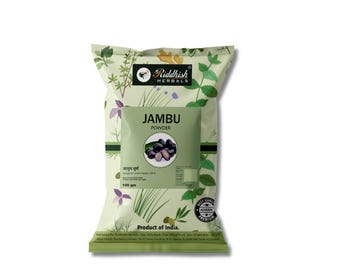 Jambu Powder (Syzygium cumini) – Ayurvedic Herbal Wellness Powder, Natural Daily Care, 100g