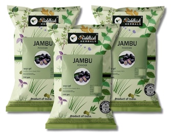 Jambu Powder (Syzygium cumini) – Herbal Wellness & Daily Self Care Powder, Ayurvedic Value Pack of 3 x 100g