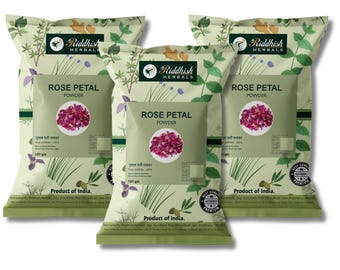 Gulab Phool Churna Pack of 3 – Ayurvedic Rose Petal Wellness Powder 3x100g