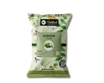 Guduchi (Giloy) Powder – Tinospora Cordifolia Ayurvedic Herbal Wellness Powder, Immune Support Daily Self Care, 100g