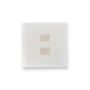 Clock Mechanism Insert 8 cm – Square Resin Clock Mount, Clock Making Supply, Insert for Thick Resin Casts