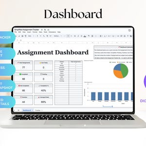 assignment planner digital college spreadsheet