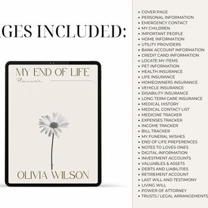 MRR end of life planner digital download
