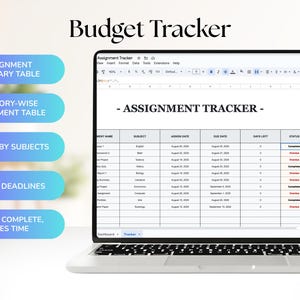 college assignment log google sheets