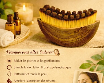 Lymphdrainage-Gesichtsbürste