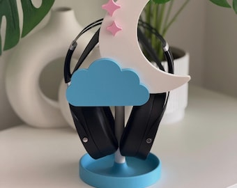 Moon & Cloud Headphone Stand