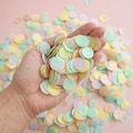 Biodegradable Confetti Pastel Confetti Party Birthday Wedding Shower Table Filler Decor