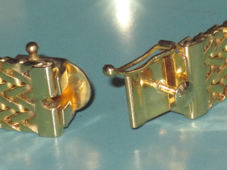 Vintage Handmade signed Rhythm 1970s 12K GF Hinged ID Bracelet