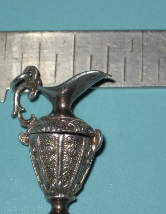 Vintage UK English Sterling Silver MOVABLE URN 1 … - image 6