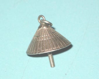 Vintage Sterling Silver Japanese  UMBRELLA  Charm