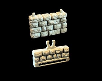 DragonLock Dungeon Split Wall– Tabletop RPG Terrain, 28mm Scale