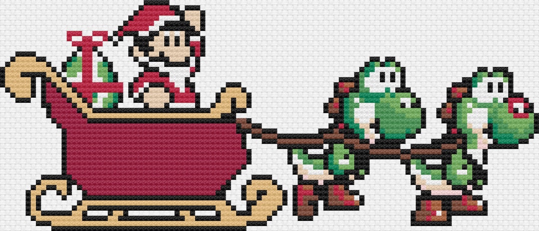 STL file MARIO BROS PAPA NOEL AND YOSHI - CHRISTMASXCULTS・3D