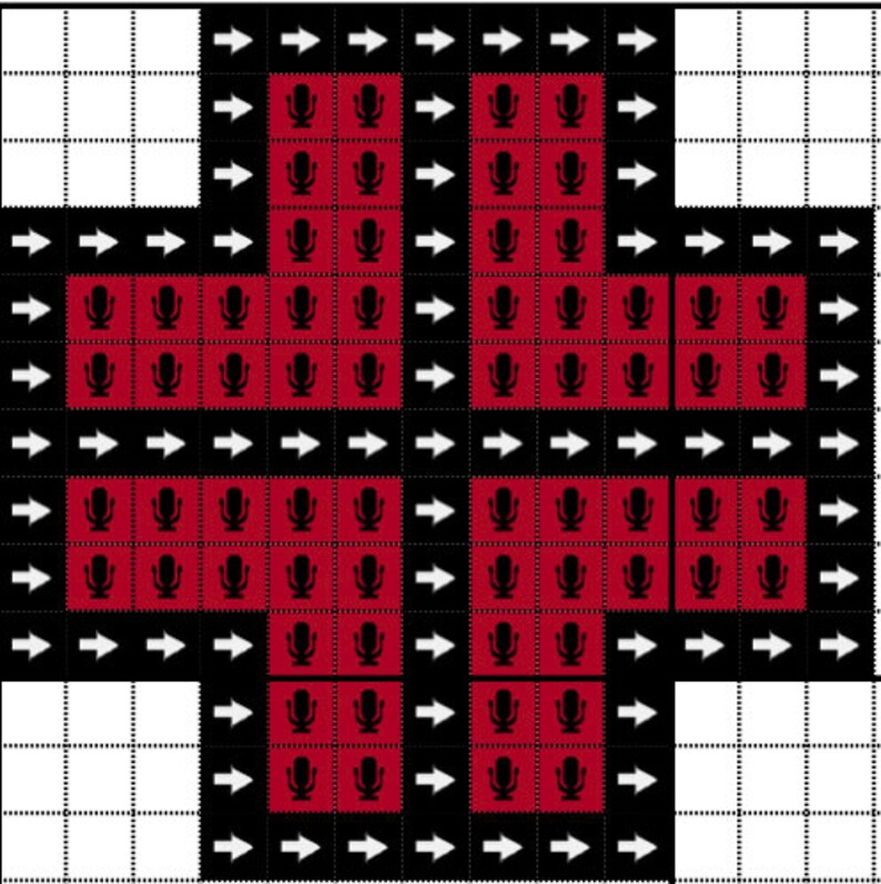 Anime Emotion Symbols Cross Stitch Pattern | Etsy