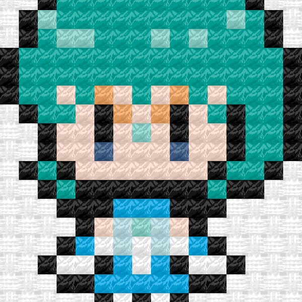 Schema punto croce Sailor Mercury Sailor Moon