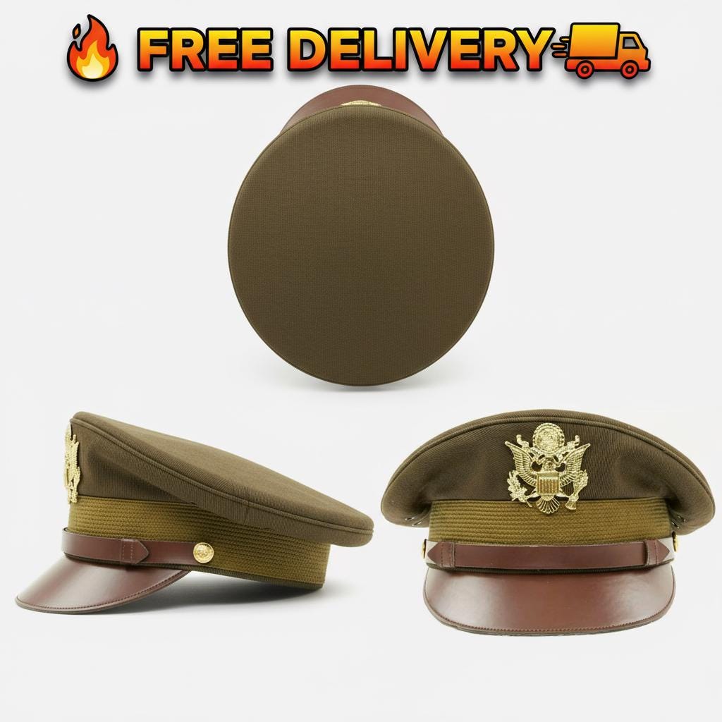 WW2 USAAF Crusher Cap Replica – Army Air Corps Pilot Hat, WWII