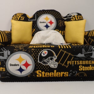 Pittsburgh Steelers Tissue Box Cover (choose style)